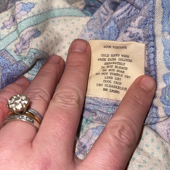 Vintage Spell & The Gypsy Xanadu Boho Gown Dress Size XL RARE HTF Dress - Picture 12 of 14